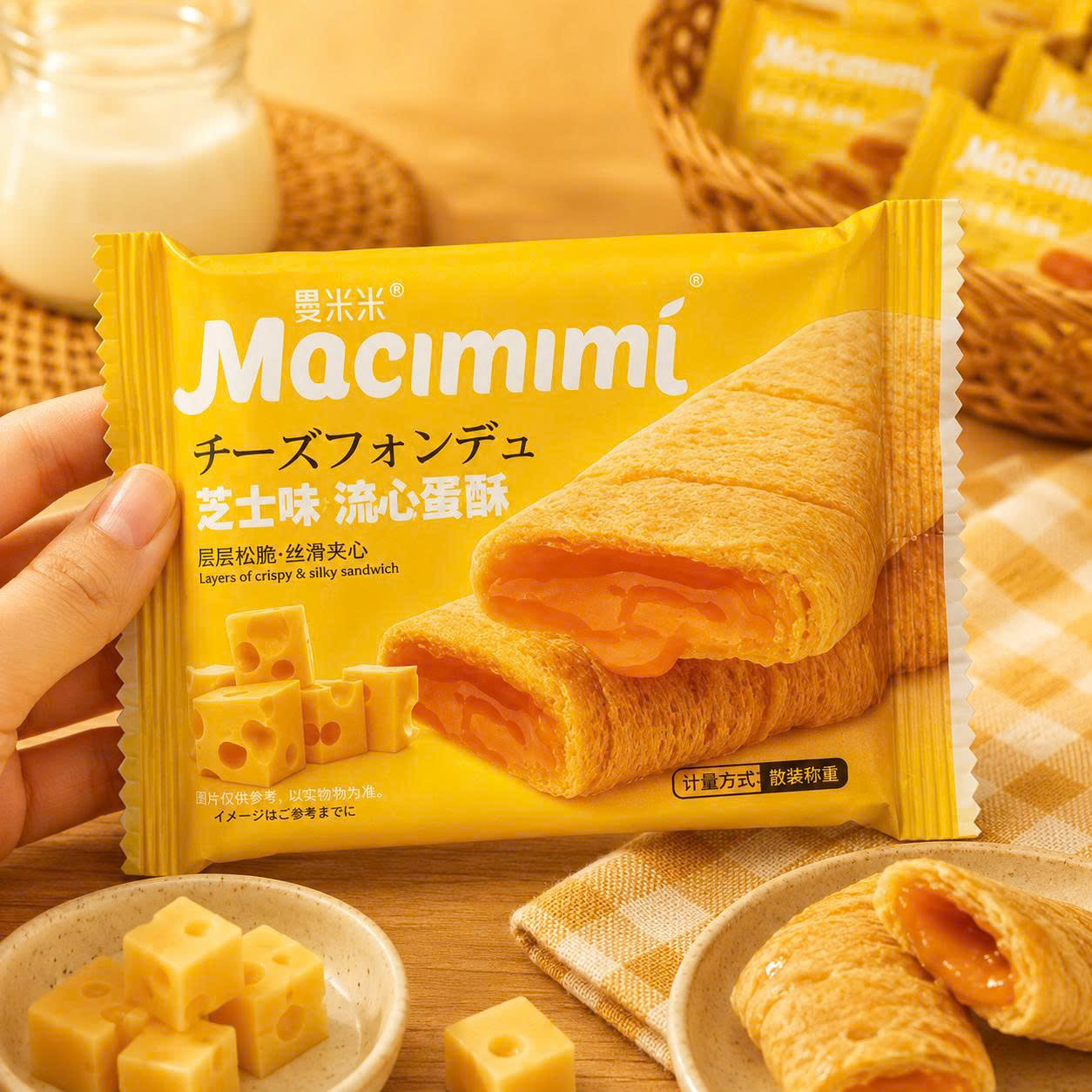 Bánh cuộn trứng chảy machimimi
