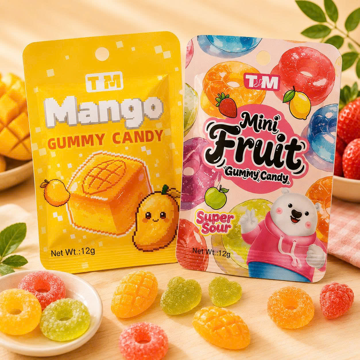 Kẹo dẻo mini fruit