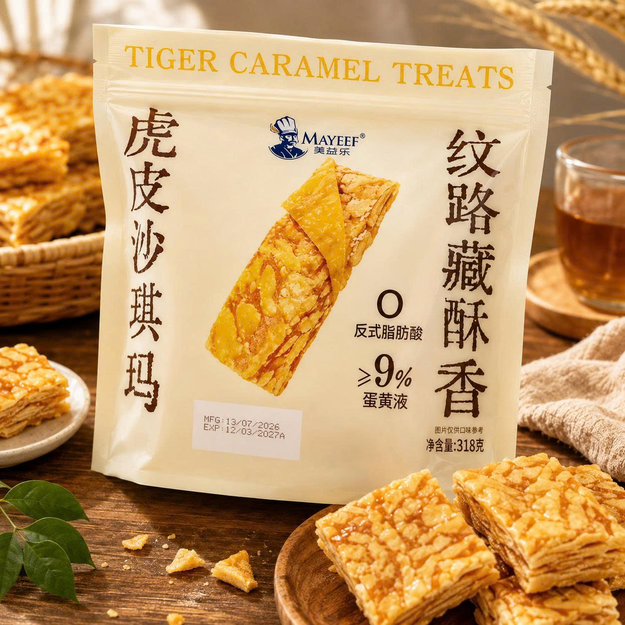Bánh tiger caramen