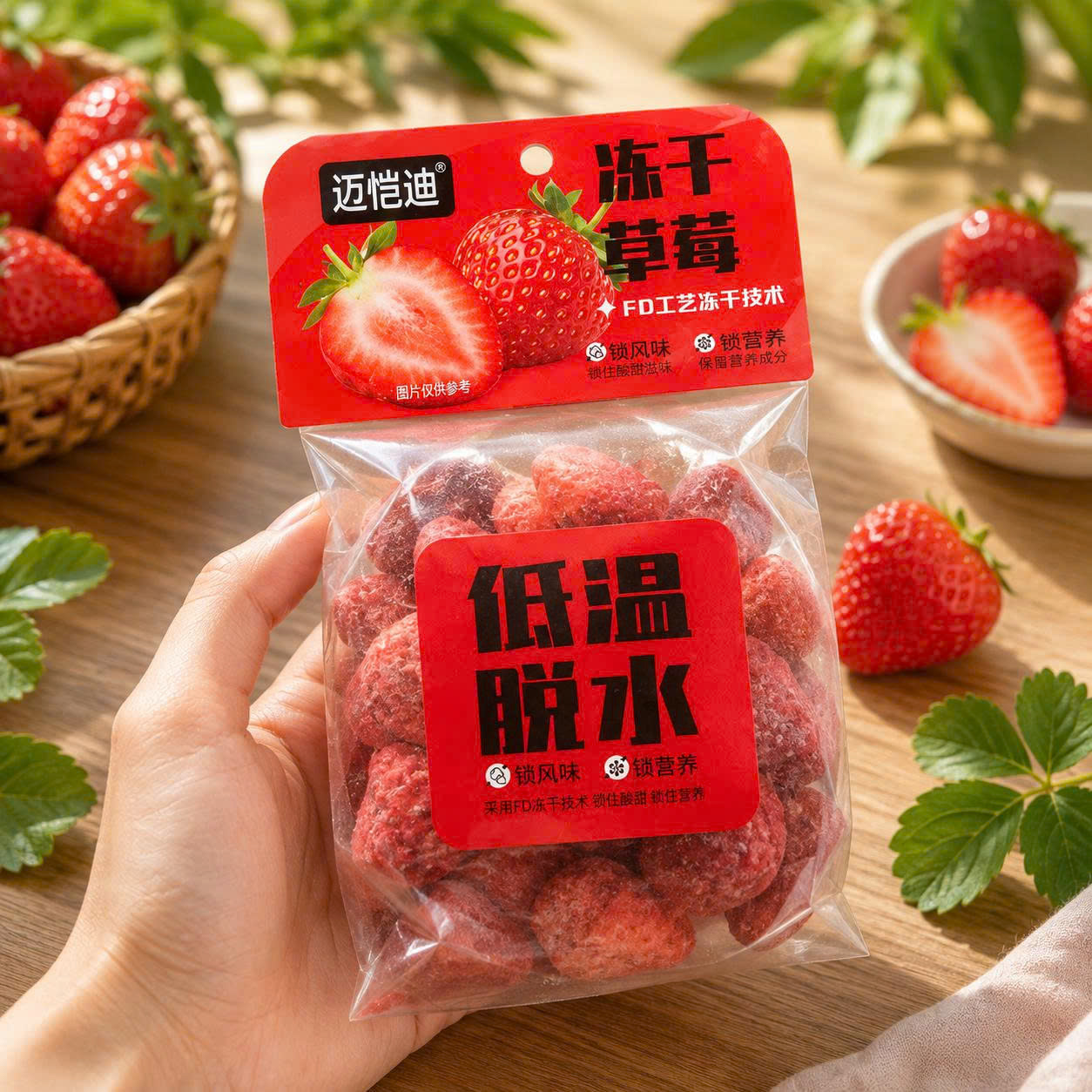 Dâu sấy giòn