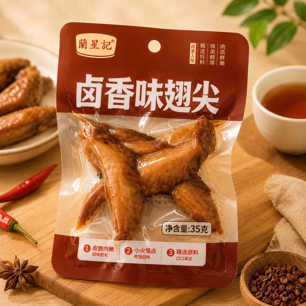 Chóp cánh gà xì dầu
