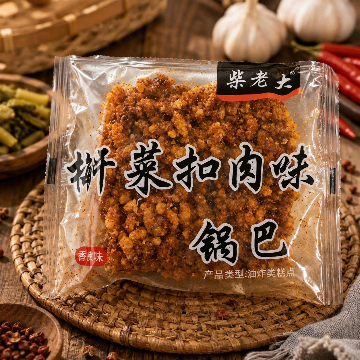 Cơm cháy cay mini
