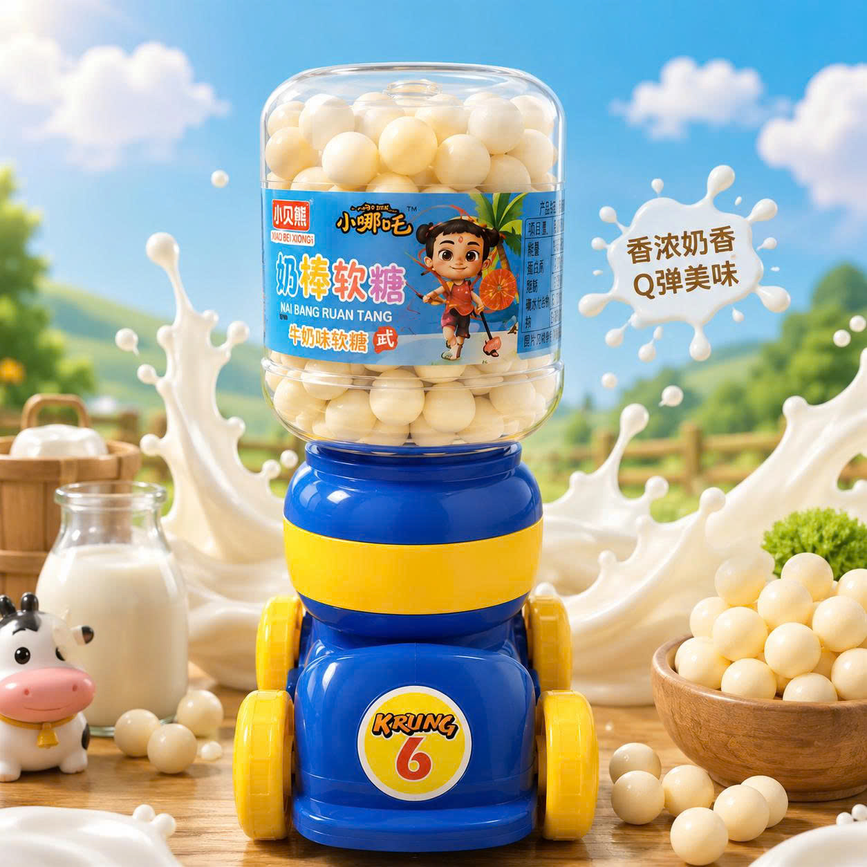 Xe thùng nước bánh