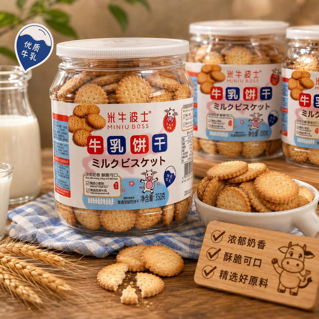 Bánh quy bơ sữa chú bò