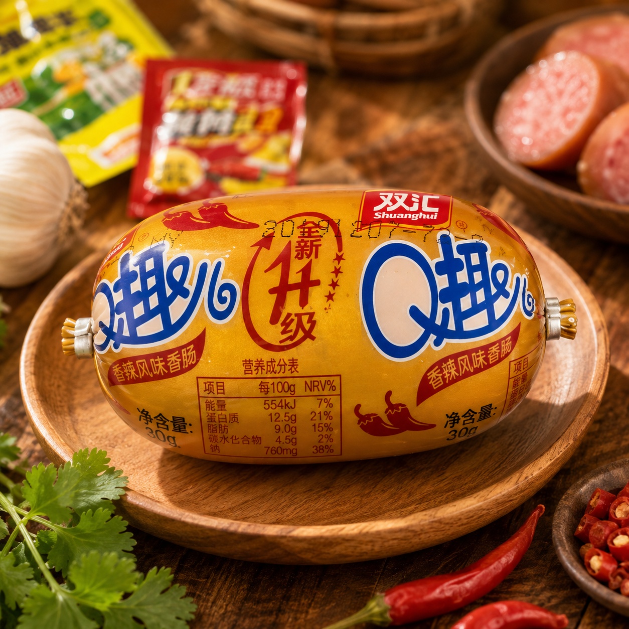 Xúc xích vị cay shuanghui cam