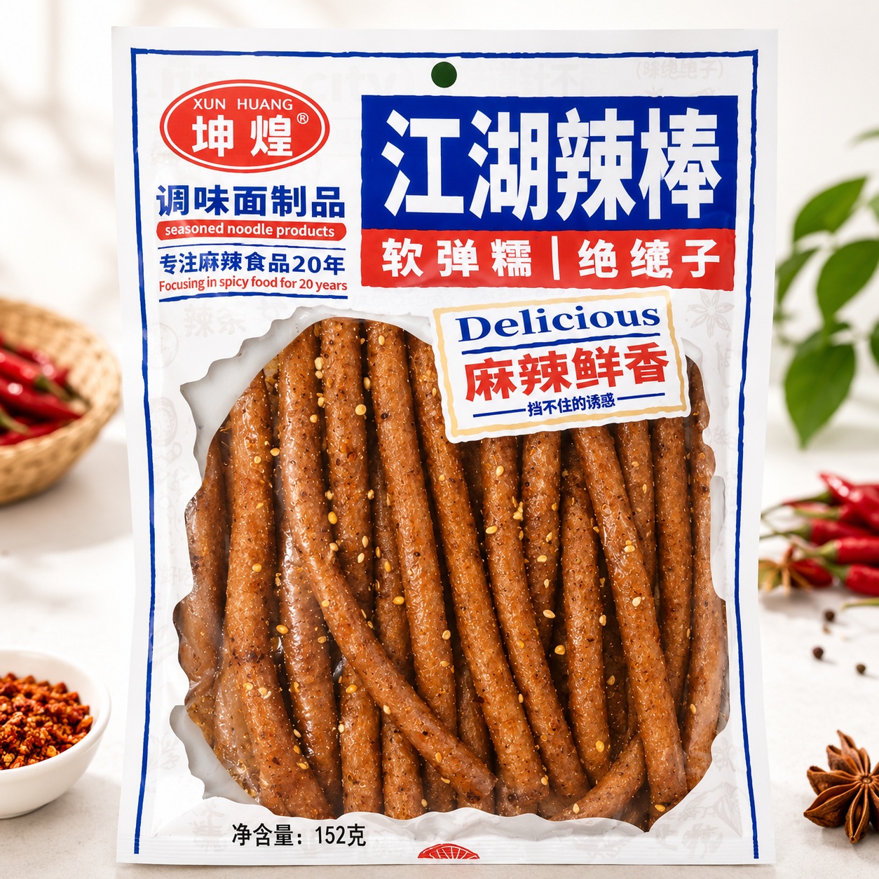 Tăm cay Delicious 152gram