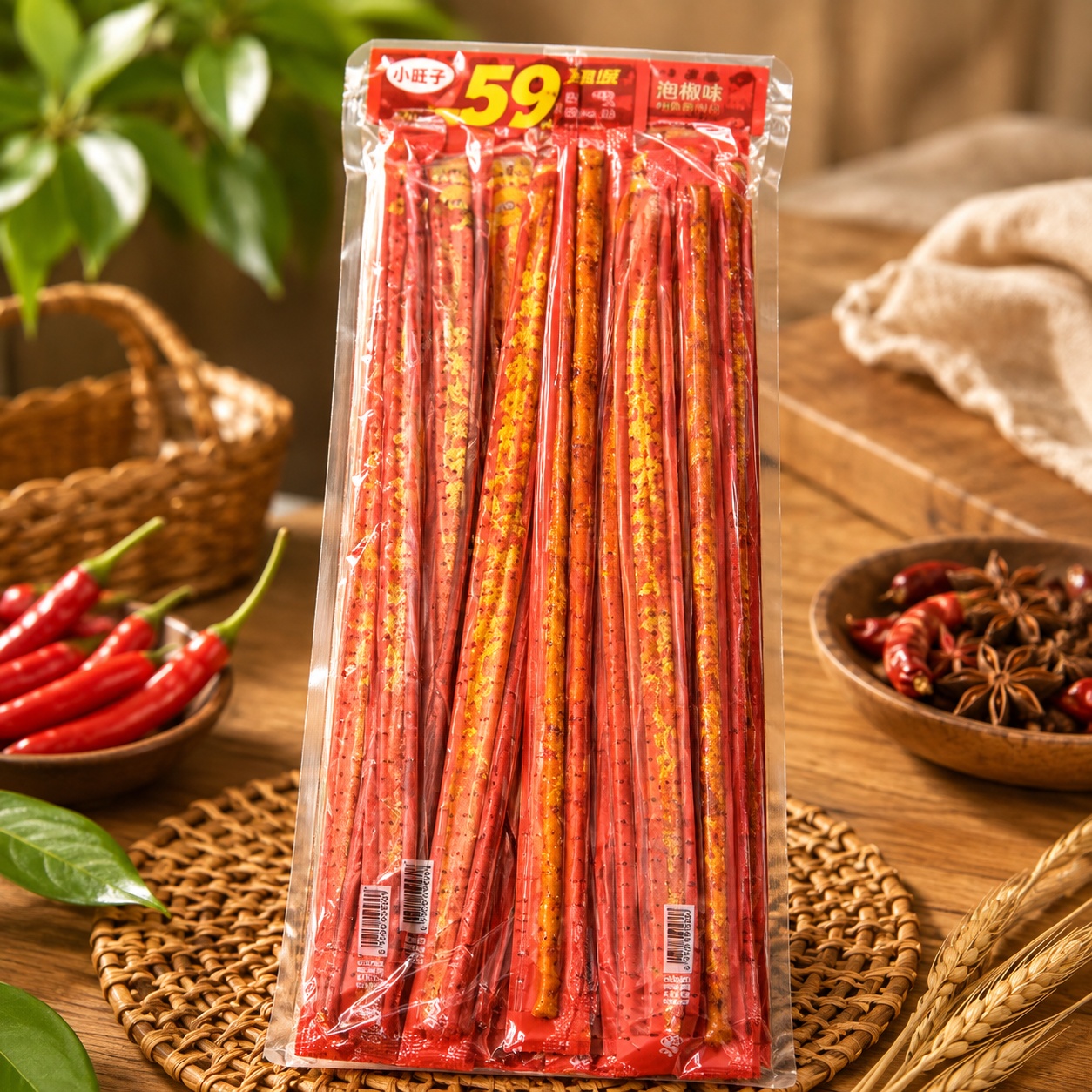 Nn que cay Thanh thước kẻ (1lốc 50cái )