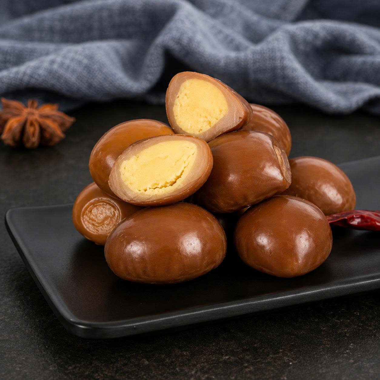 Trứng cút dd nâu