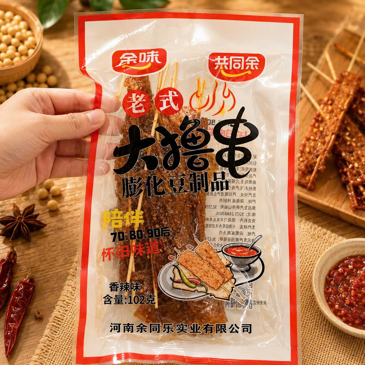 Chả xiên que túi