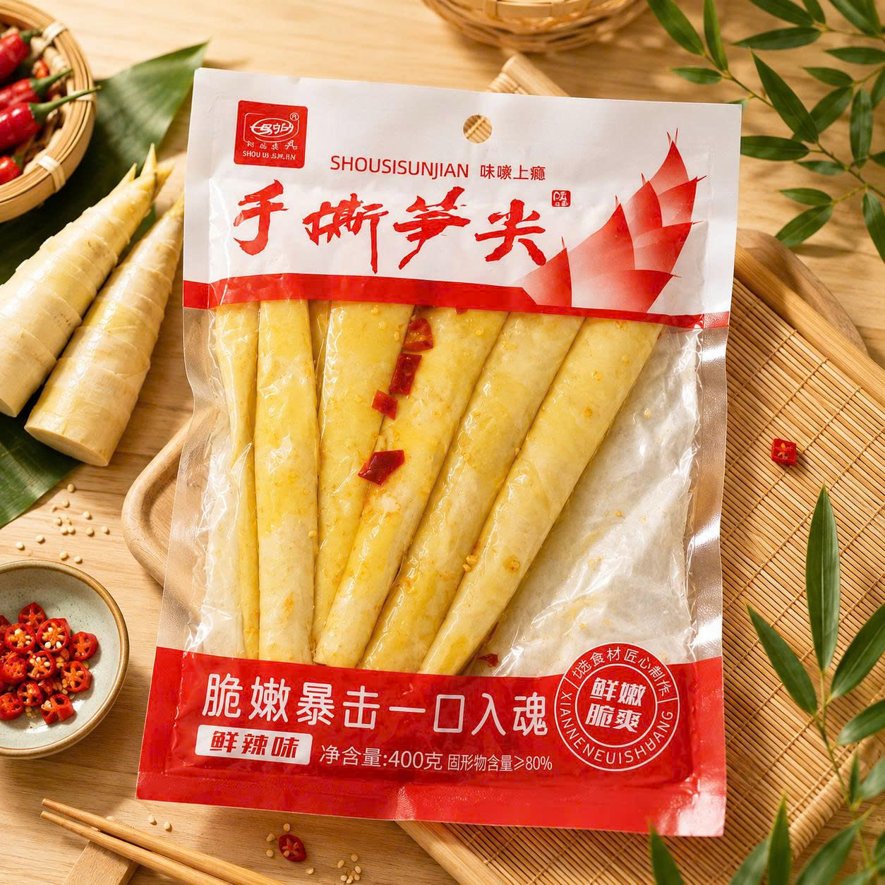 Măng cay 400g