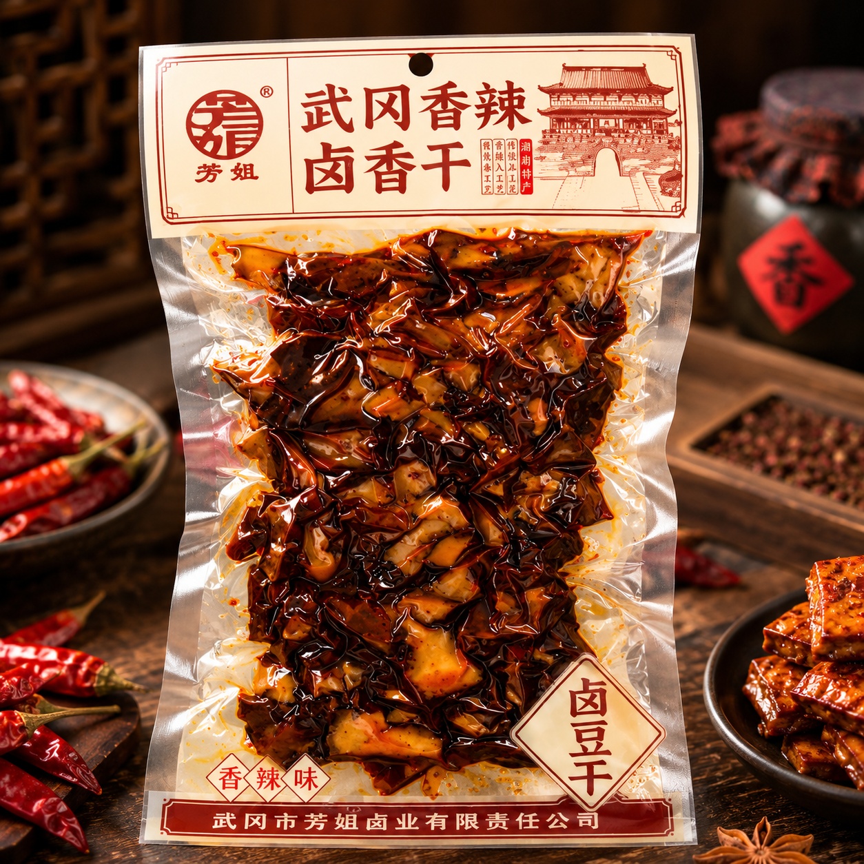 Đậu khô cay 160g