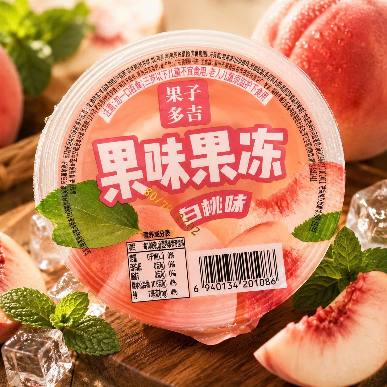 Thạch đào rau câu