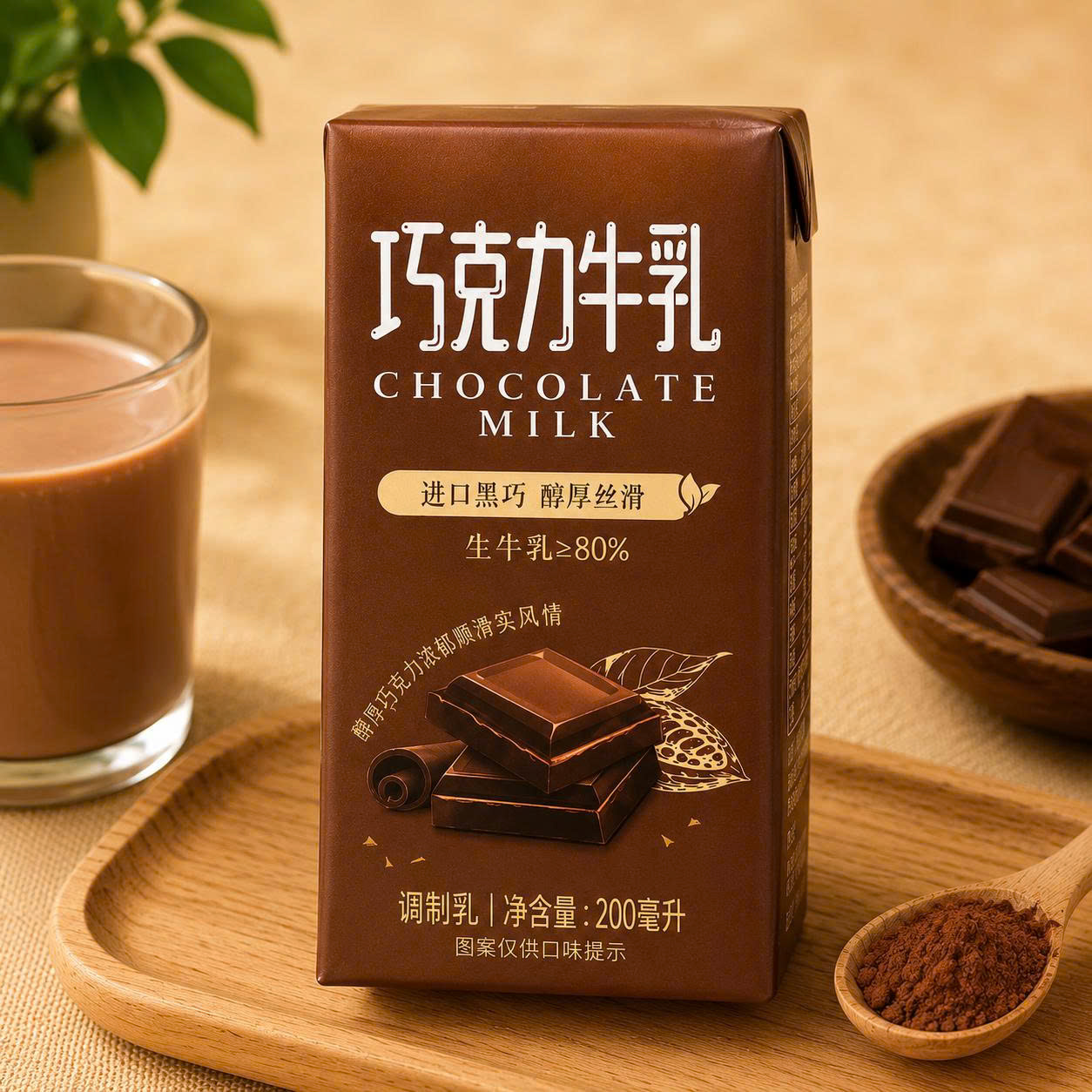Sữa sô cô la nội địa trung