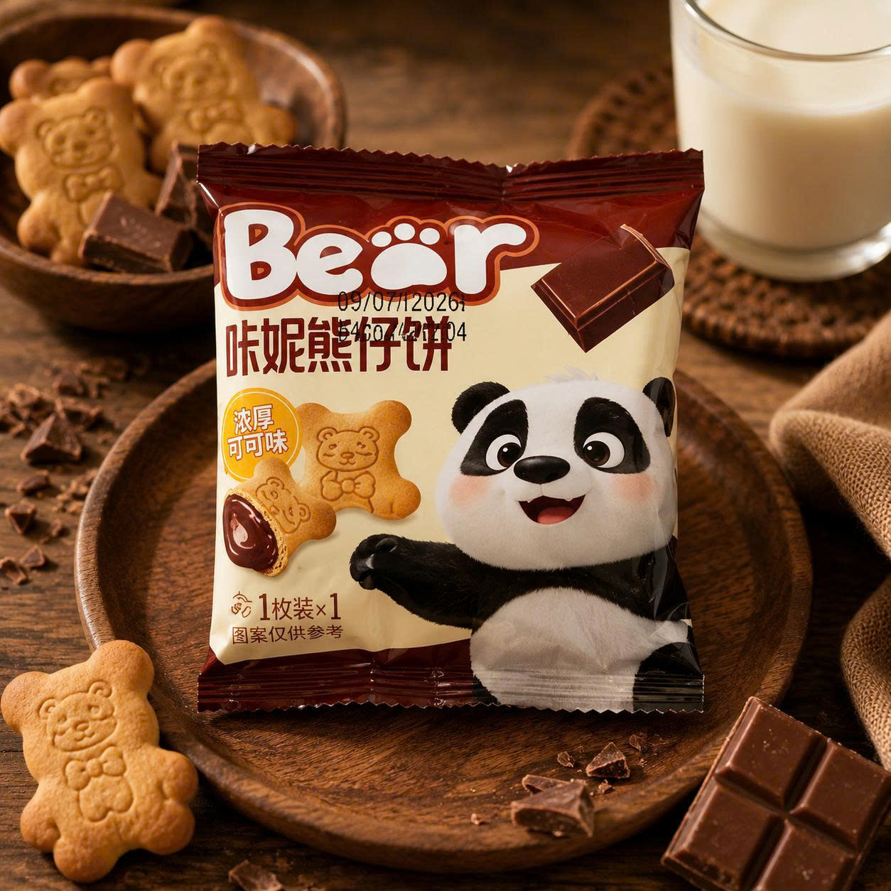 Bánh gấu nâu