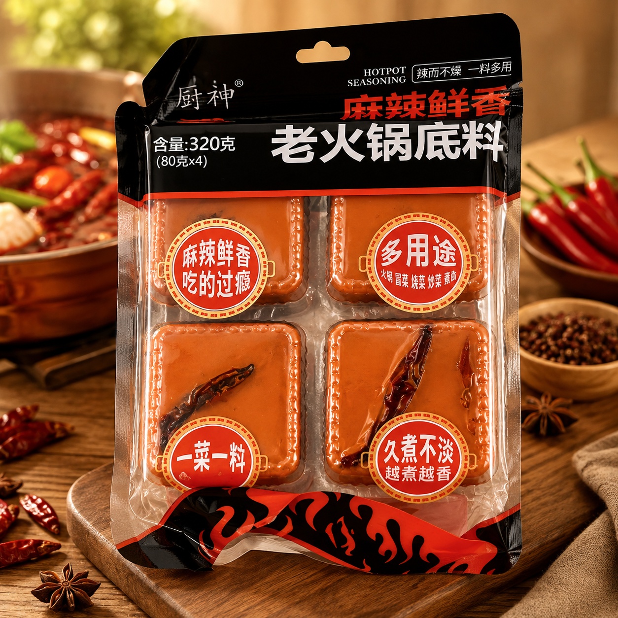 Lẩu 4 viên
