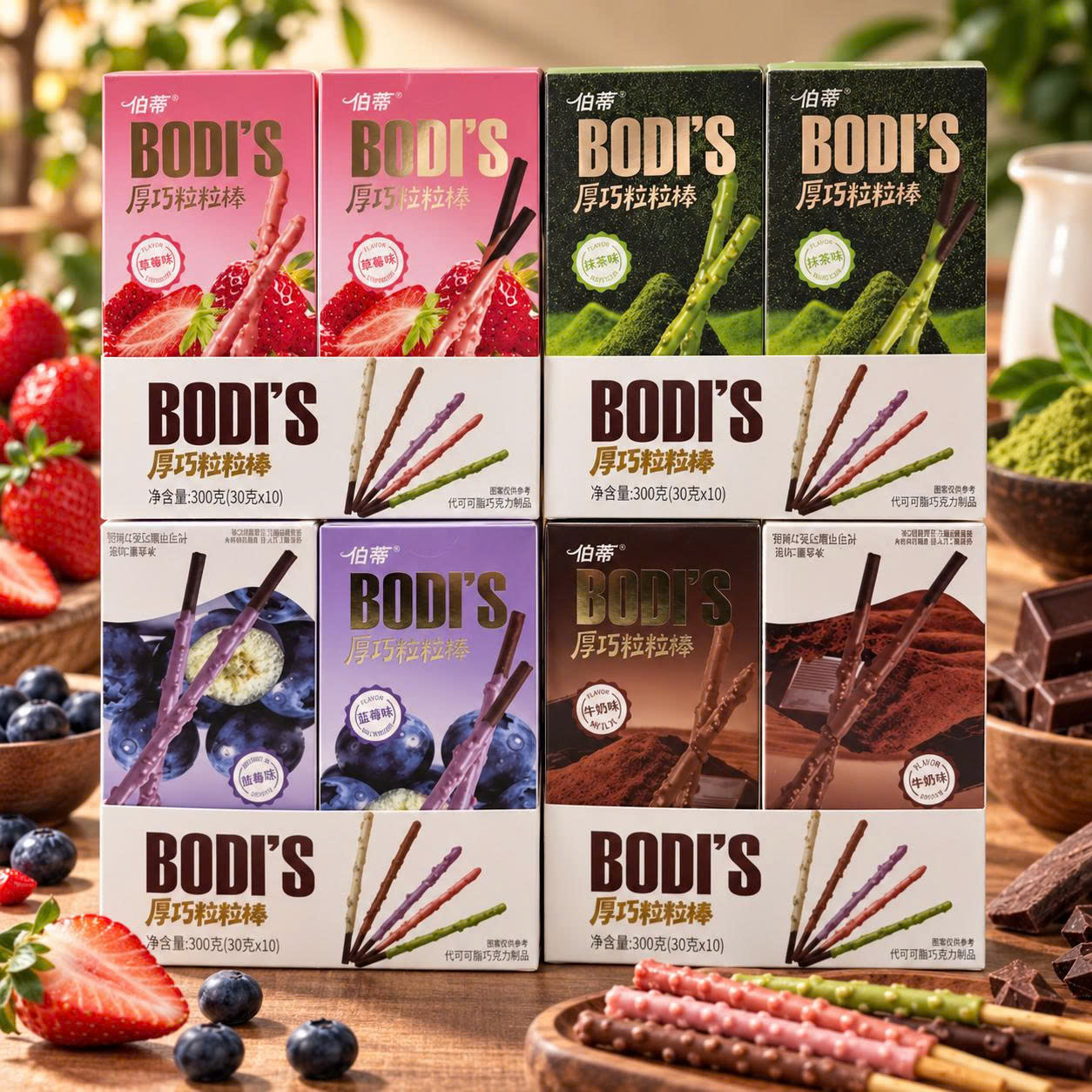 Que chấm Bodi's (1 lốc 10 hộp )