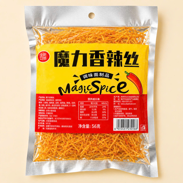 Snack que tăm sợi học sinh 62g