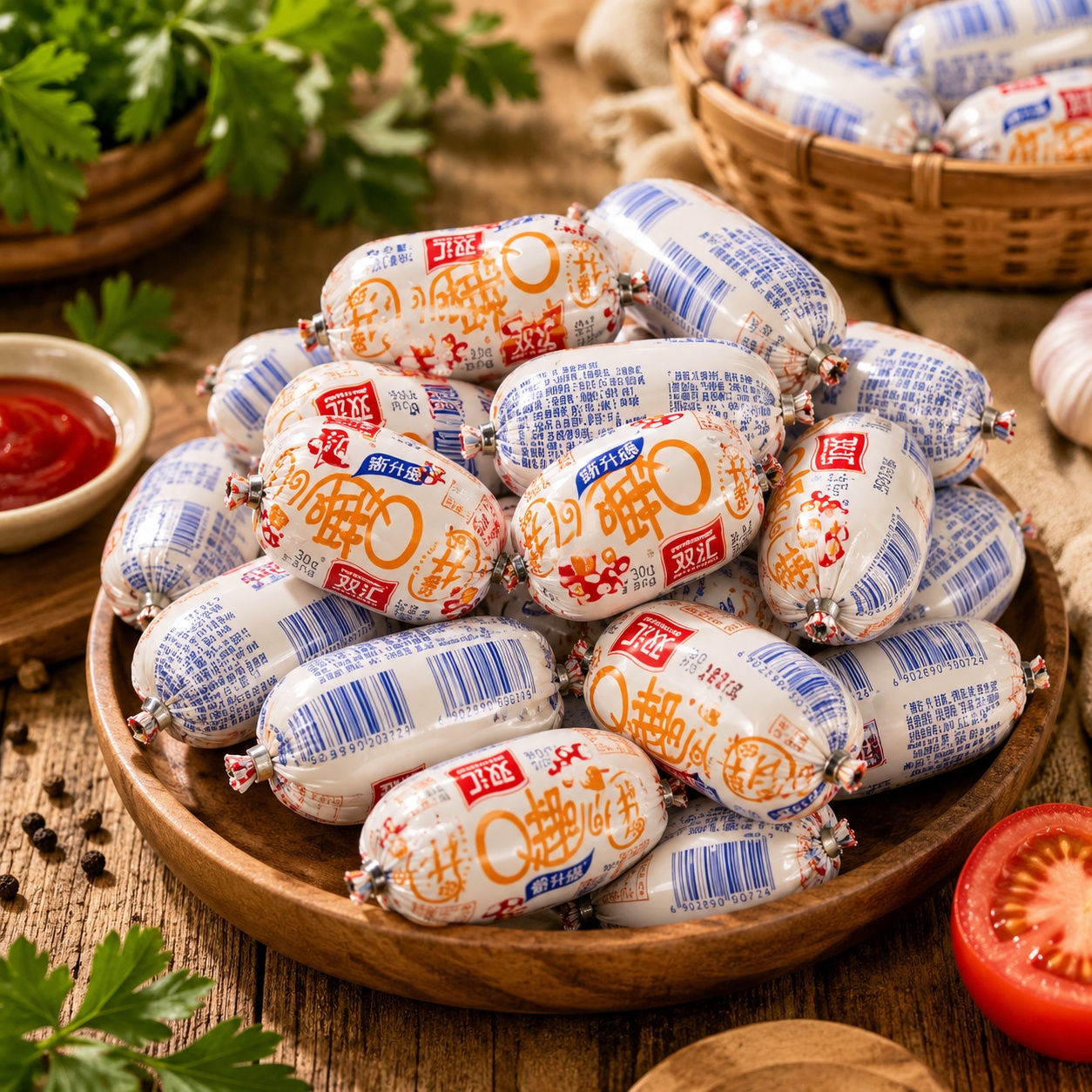 Xúc xích shuanghui nấm