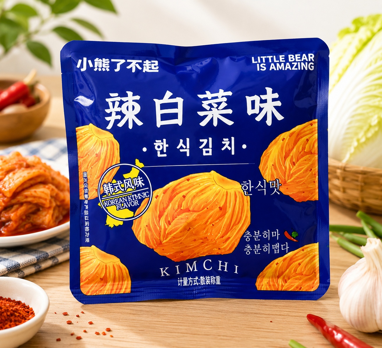 Tăm cay kim chi