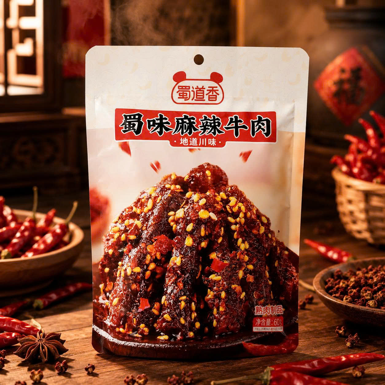 Bò sợi cay