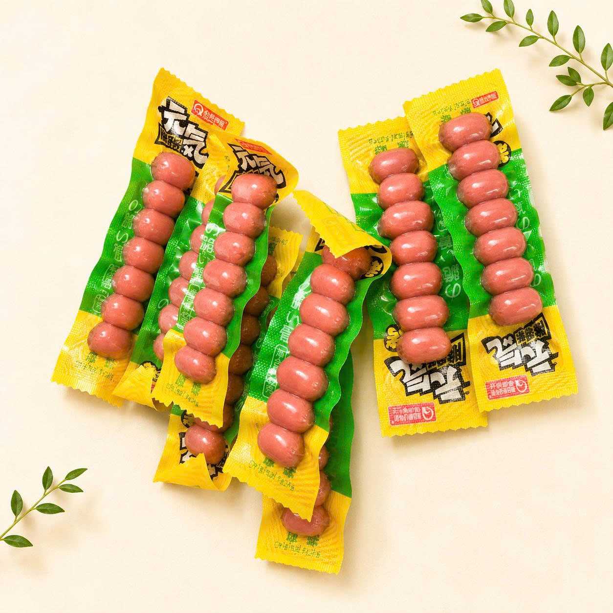 Xúc xích 7 viên xanh lốc 20 chiếc