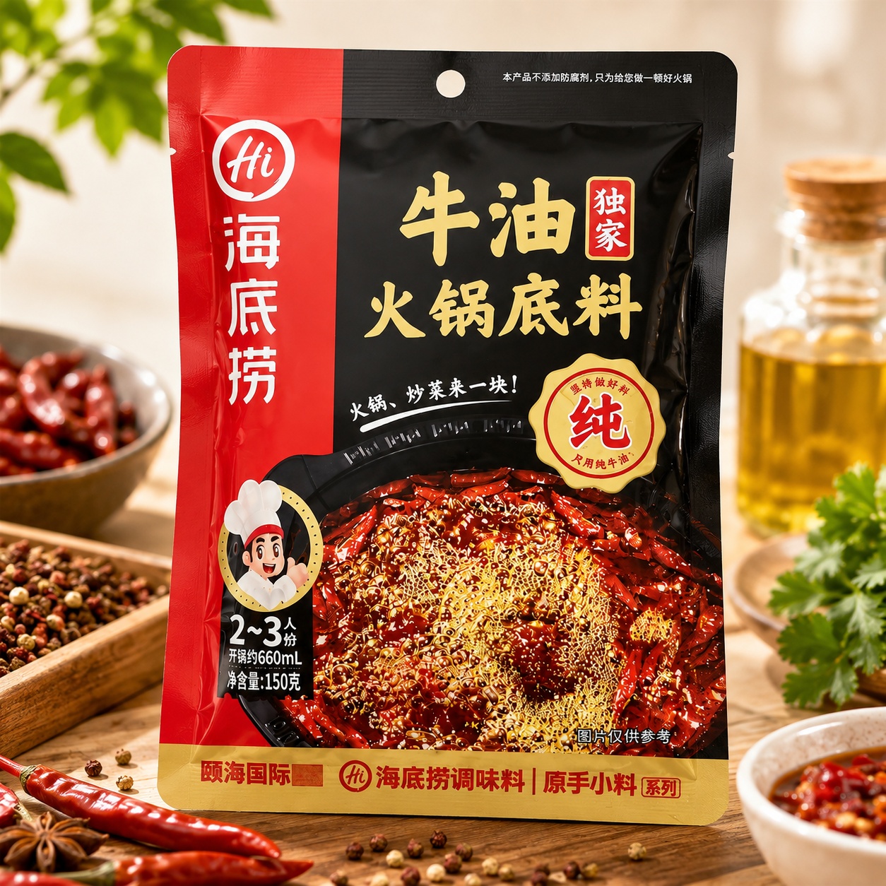 Nước cốt lẩu Hadilao vị bò Tứ Xuyên 150g