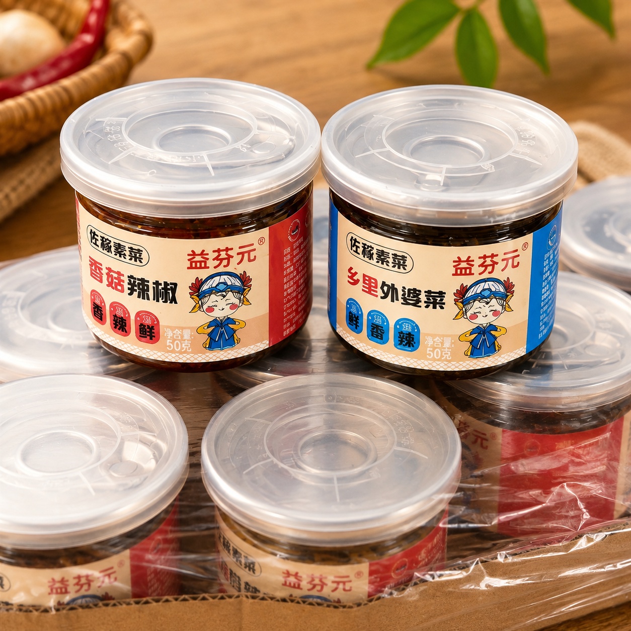 Hộp ăn kèm cơm bún miến phở