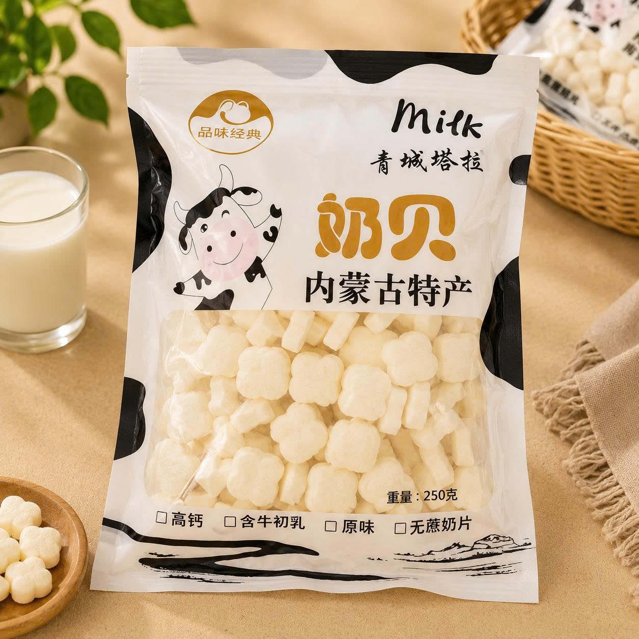 Kẹo sữa bò gói 250gram