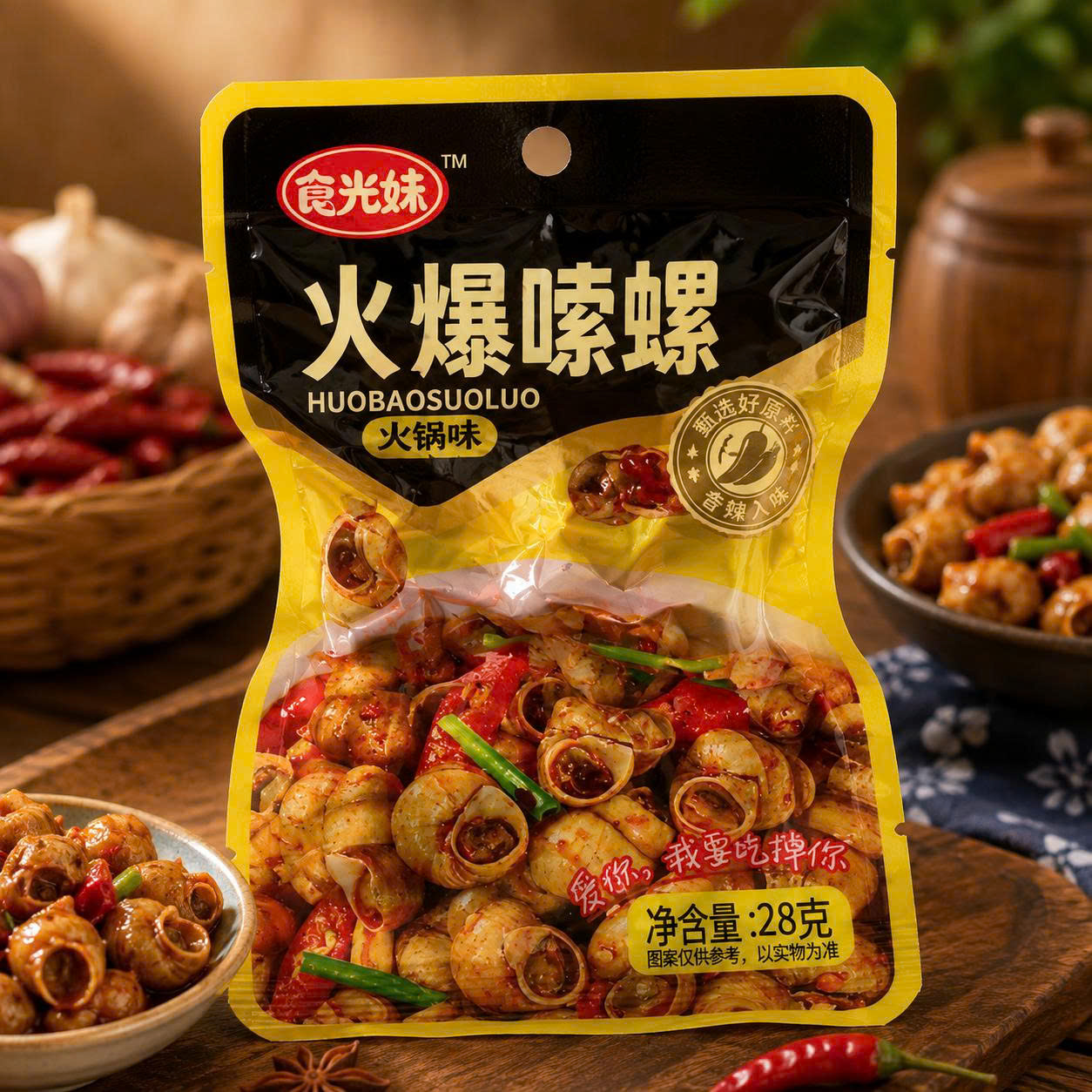 Gói ốc bé vàng
