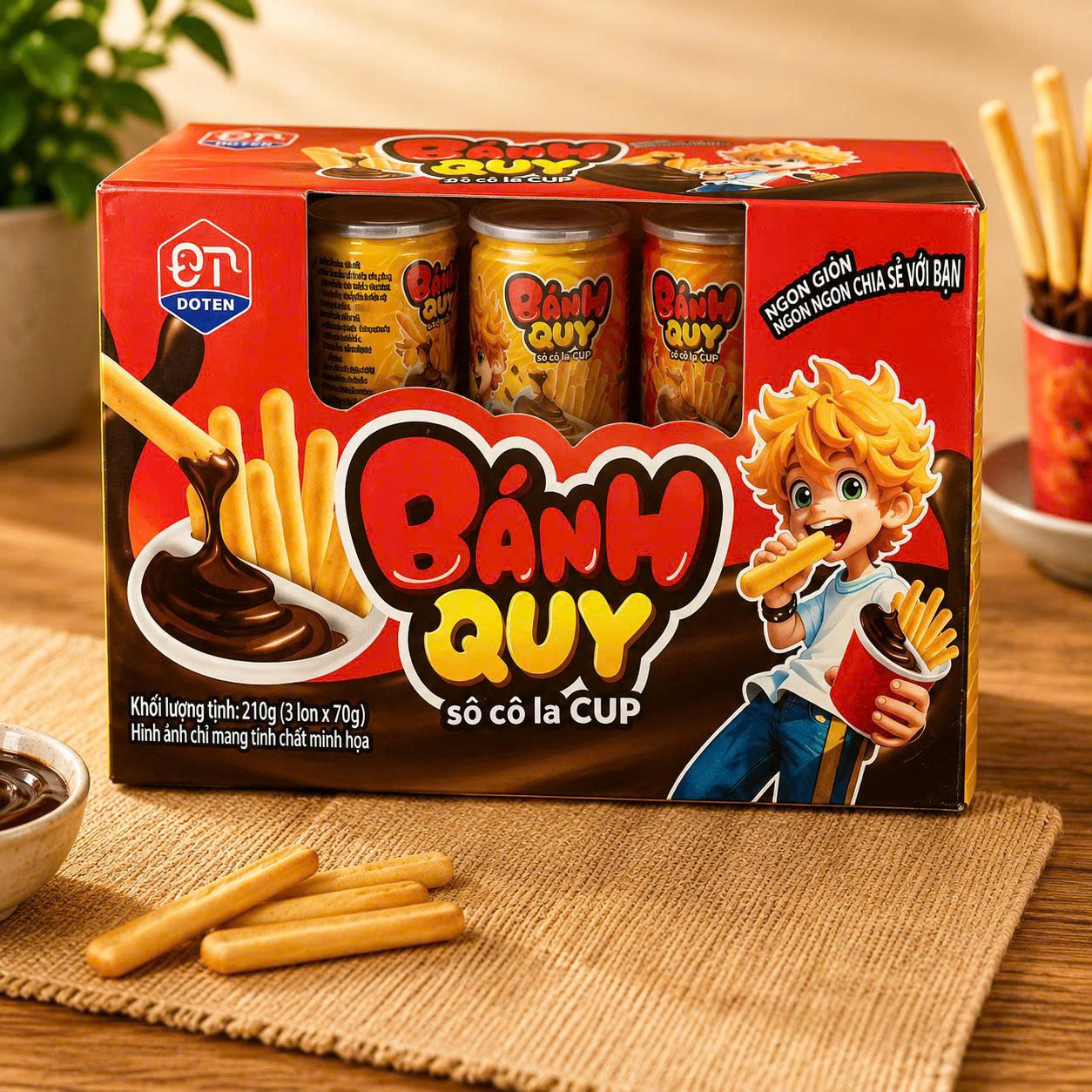 Bánh quy chấm lốc 30 hộp
