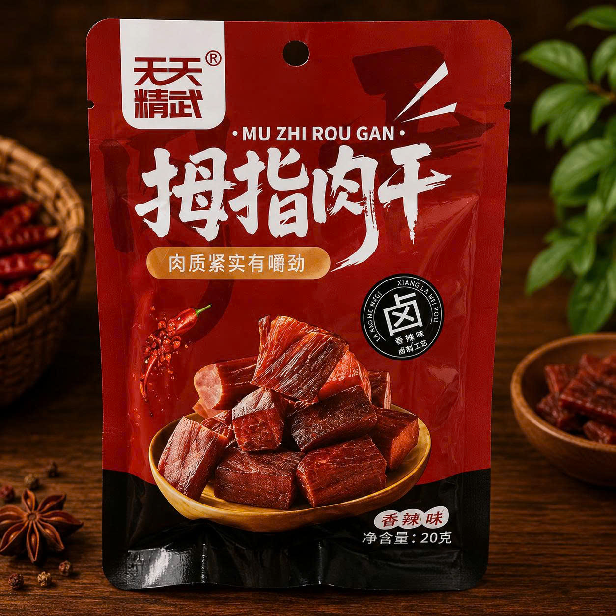 Khô bò ít cay