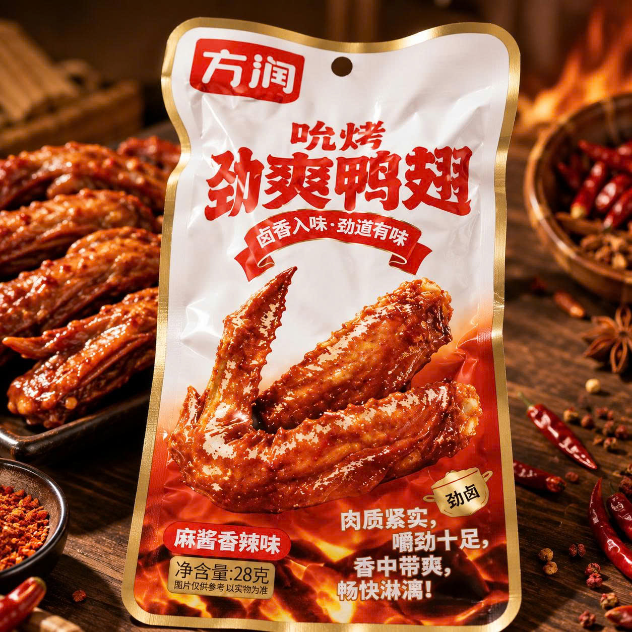 Cánh vịt cay