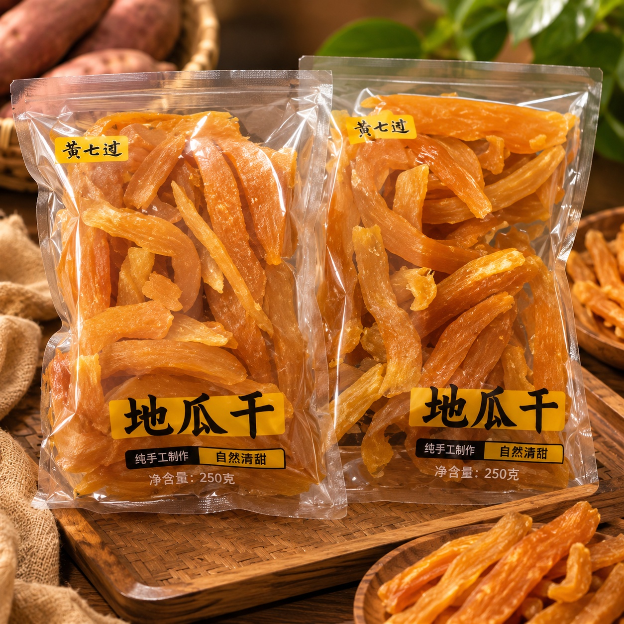 Khoai gói sợi