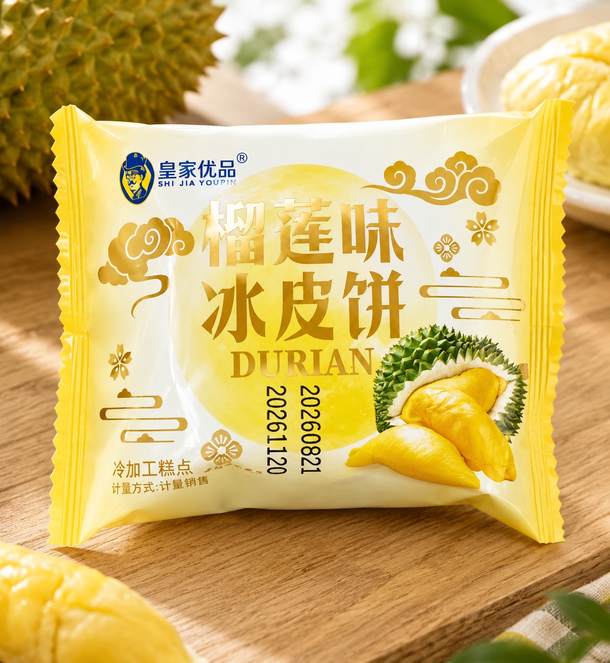 Bánh mochi sầu riêng